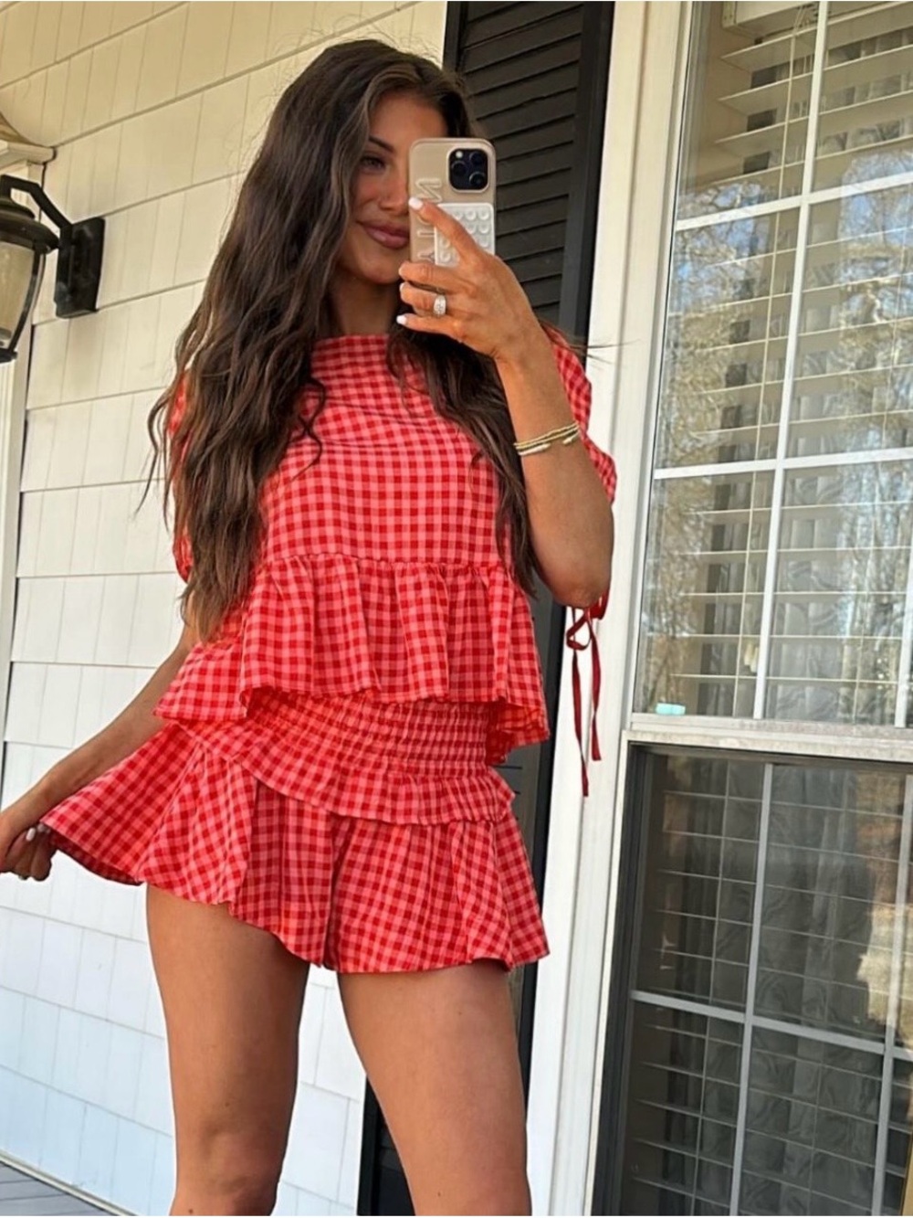These Three Boutique Gingham Set